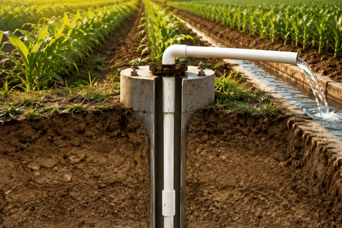 Used in submersible water conveyance