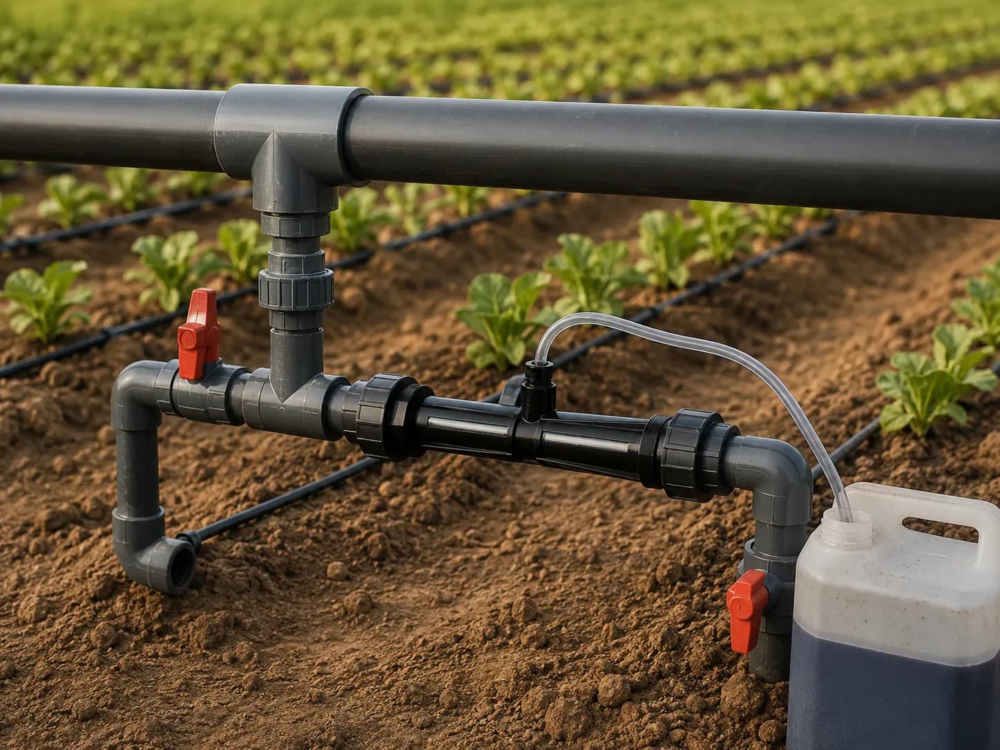Used in drip and sprinkler conveyance